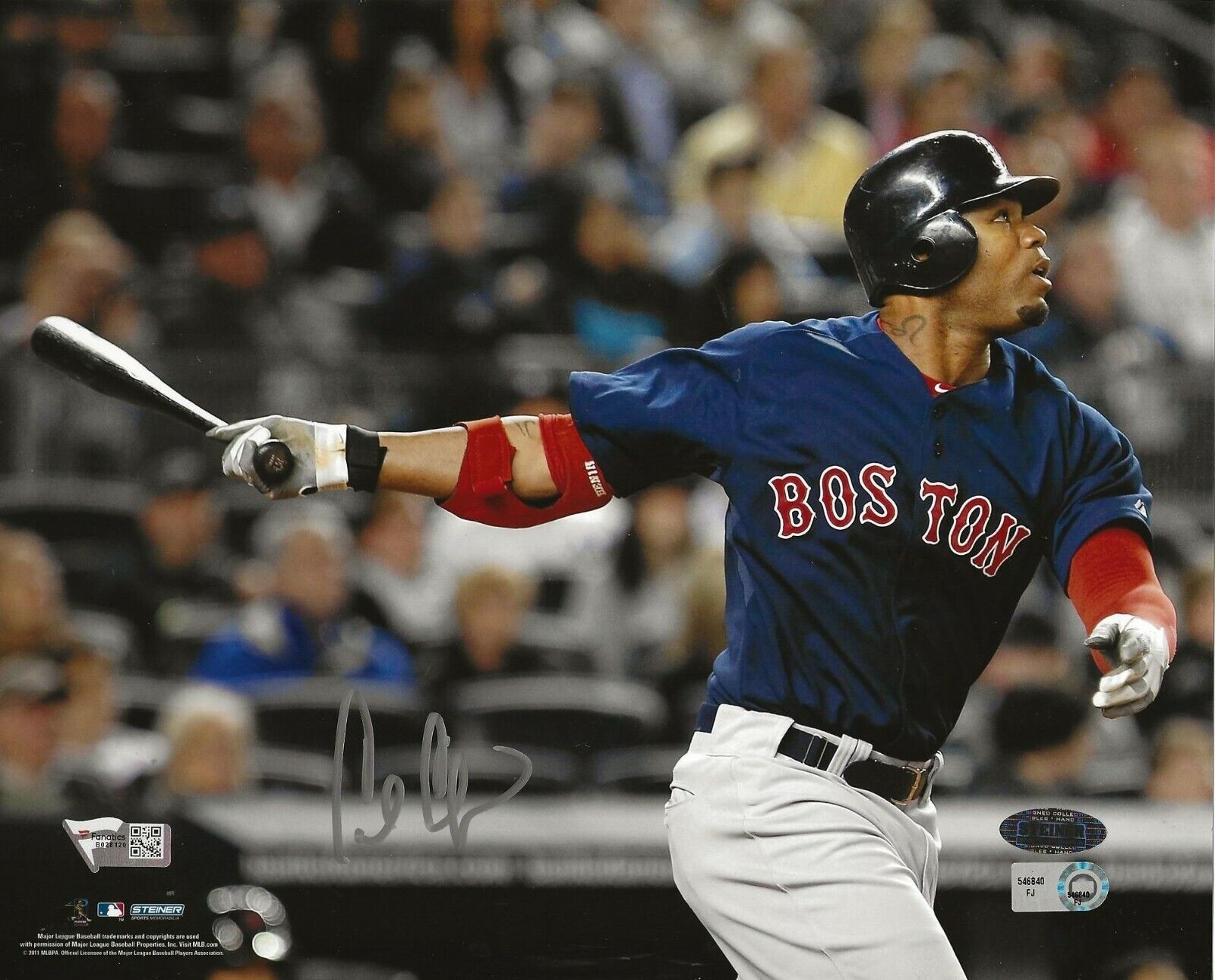 Carl Crawford signed Boston Red Sox 8x10 Photo Poster painting autographed Fanatics & MLB Authen