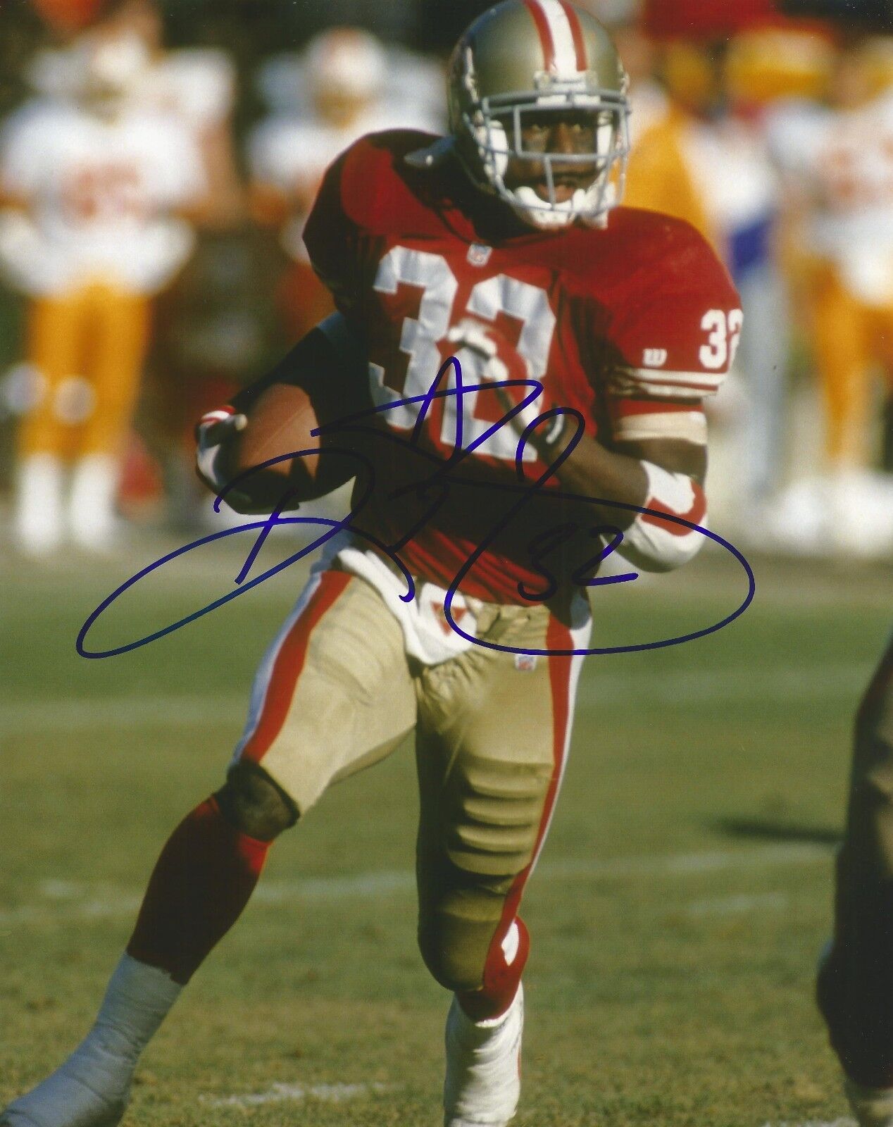 RICKY WATTERS SIGNED SAN FRANCISCO 49ers 8x10 Photo Poster painting #2 w/PROOF