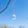 Crystal Bauhinia Gourd Pendant Drop Home Garden Car Decor (A)