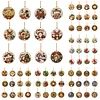DIY Wooden Diamond Painting Christmas Ornaments Kit 12Pcs Resin Gem Holiday