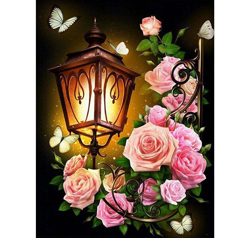 

Flower Lantern - Round Drill Diamond Painting - 30*40CM, 501 Original