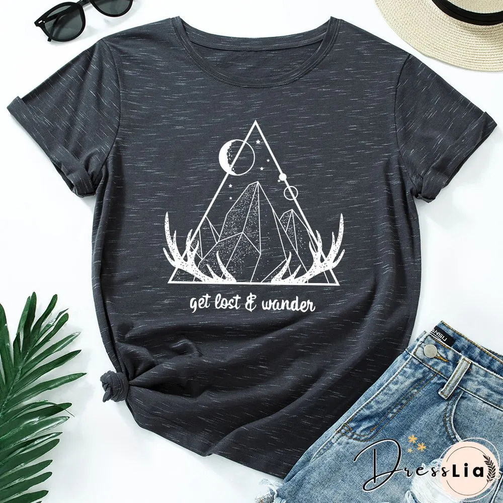 Graphic Tees For Women Cotton Short Sleeve Tee Woman T-Shirts Female Shirt Tops Summer
