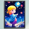 Girl-11CT Stamped Cross Stitch 40*56cm/15.75*22.05in