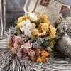 10 Stems Artificial Blue Purple Lilac Flower Bunch Home Styling Autumn Orange Wedding Floral Decor