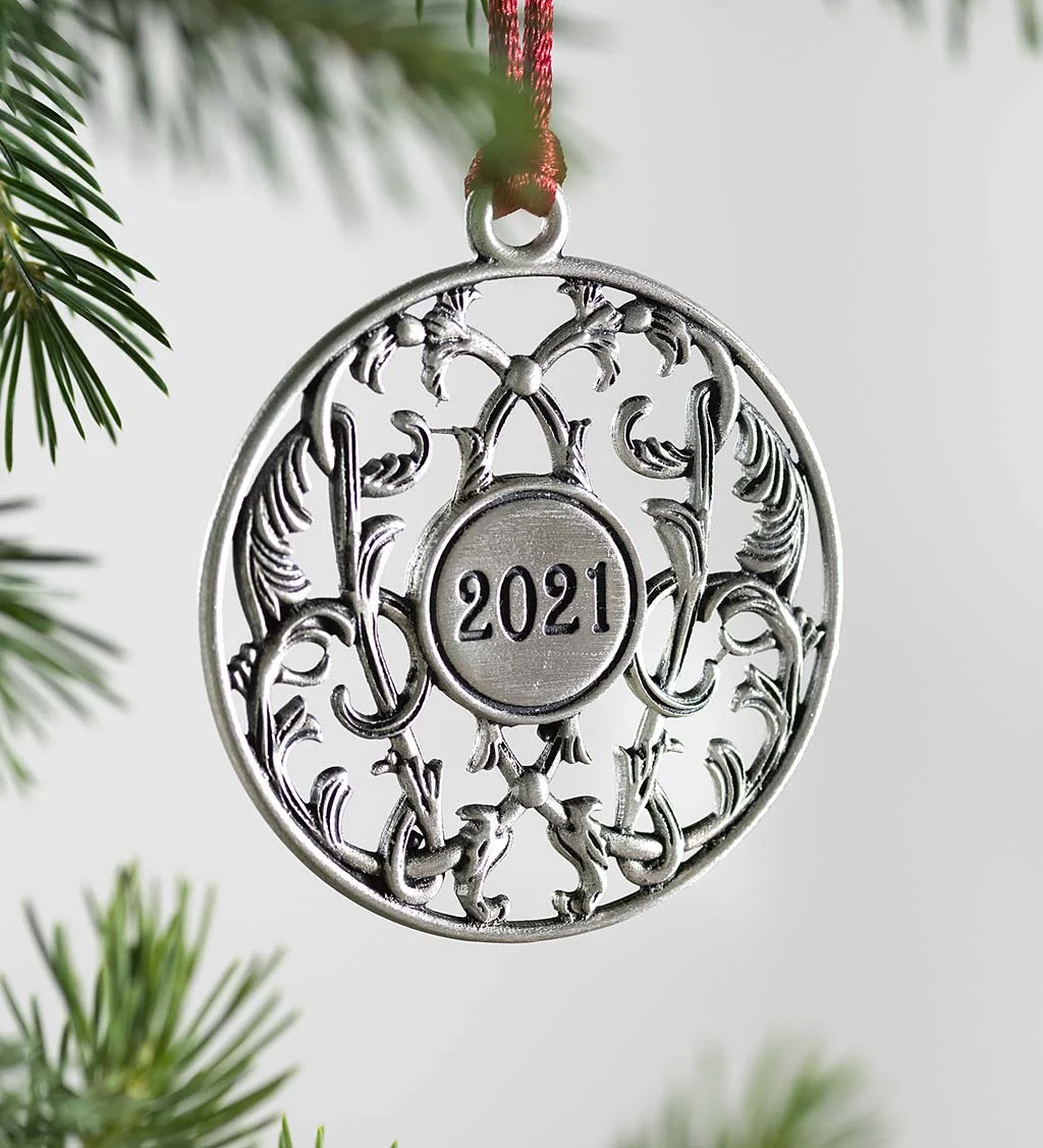 🔥🔥Solid Pewter Christmas Tree Ornament-Buy 6 Free Shipping