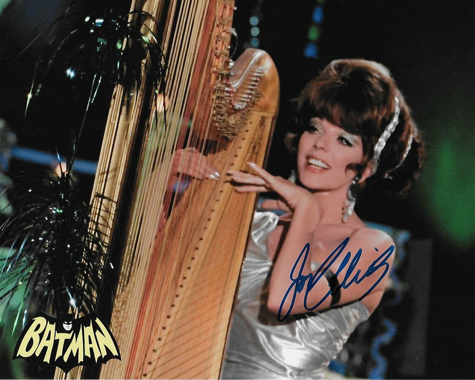 Joan Collins Batman Original Autographed 8X10 Photo Poster painting #5 signed @Hollywood Show