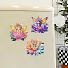 【Clearance Sale】6Pcs Acrylic Flower Elf Diamond Art Refrigerator Magnets Sticker for Beginners
