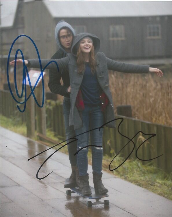 Jamie Blackley Chloe Moretz If I Stay Autographed Signed 8x10 Photo Poster painting