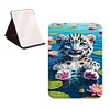 DIY Diamond Art Shiny Crystal Mirror Lightweight Standing Makeup Mirror (Tiger)