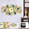DIY Diamond Painting Special Shaped Art Clock Kits(Flower)