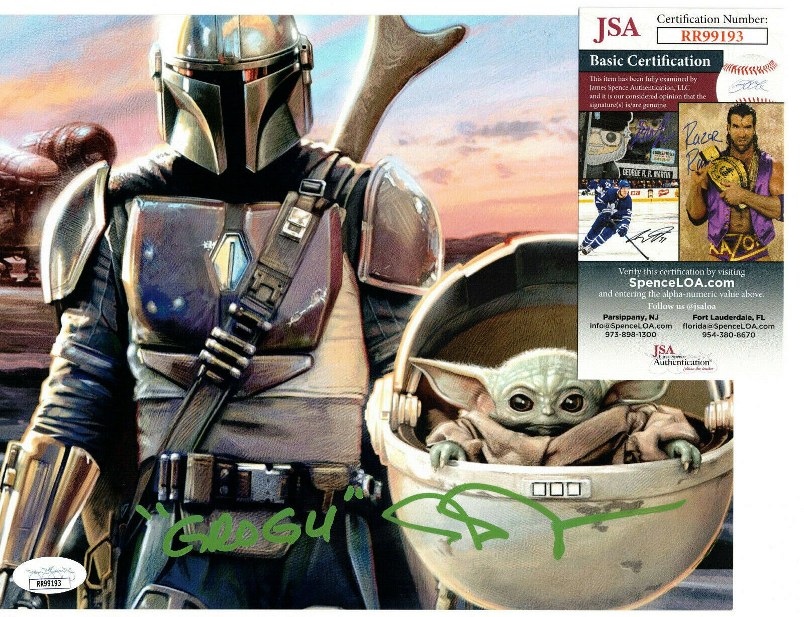 John Rosengrant Signed 8x10 Photo Poster painting Auto, The Mandalorian, Grogu, Effects, JSA COA