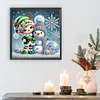 Schneemann 5d DIY Diamond Art Malerei Sets spezielle Form Teilbohrer Kunst 30x30cm
