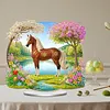 Garden Horse Acrylic DIY Diamond Painting Ornament Single Side Drill