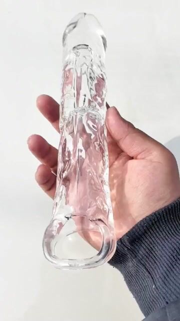 Enhance sex time--Transparent and Reusable Penis Ring