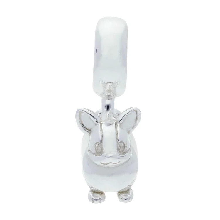 Pokémon Jewelry - Charms: Yamper Sterling Silver Dangle Charm