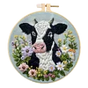 Cow-Embroidery Kit