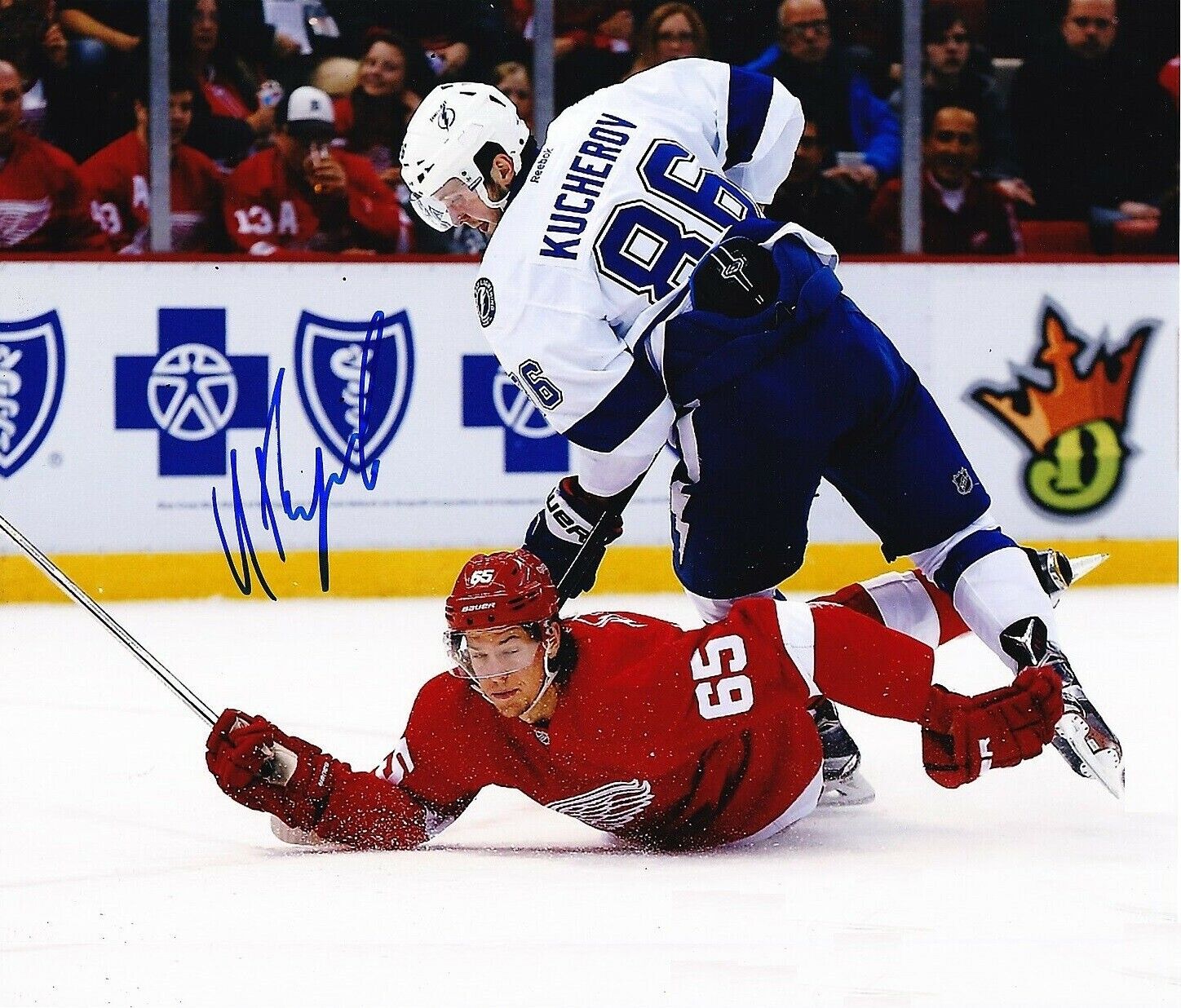 Nikita Kucherov Autographed Signed 8x10 Photo Poster painting ( Lightning ) REPRINT