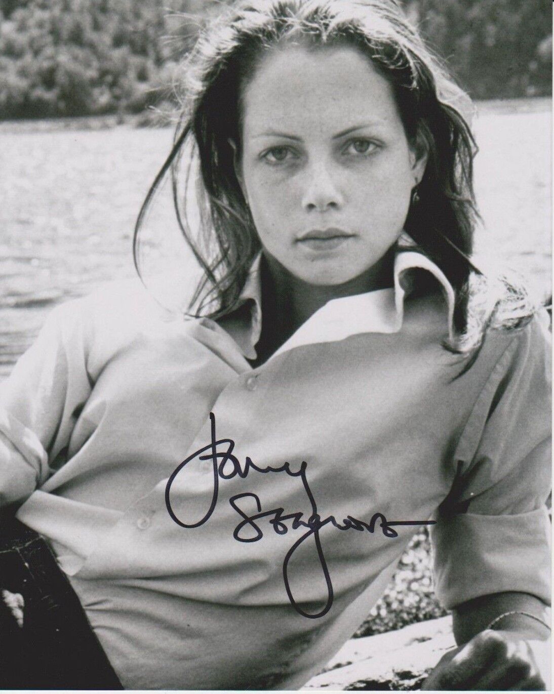 Jenny Seagrove Signed 8x10 Photo Poster painting - Savage Islands Star - SEXY!!!- G331