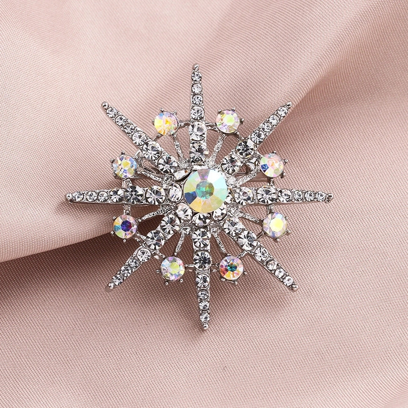 Luxurious Pin Geometric Alloy Inlay Artificial Pearls Rhinestones Women’S Brooches