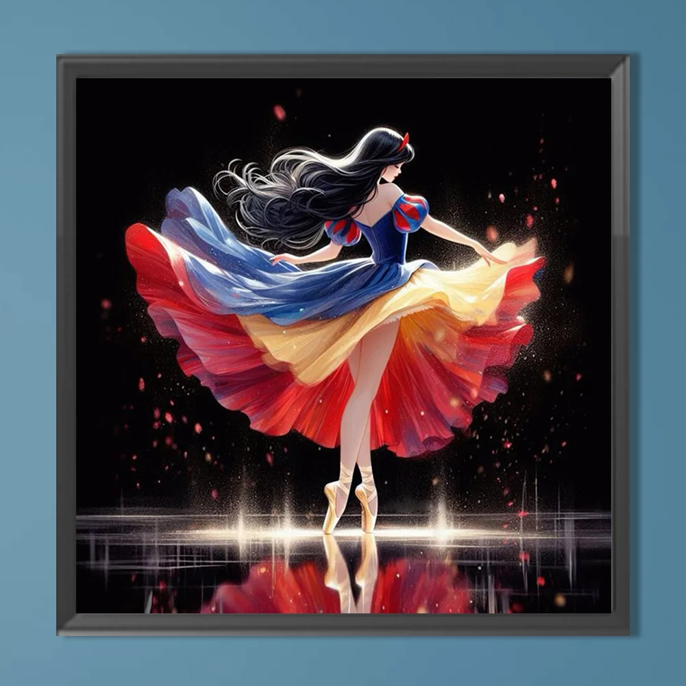 Diamond Painting - Full Round Drill - Princess Snow White(Canvas|40*40cm)