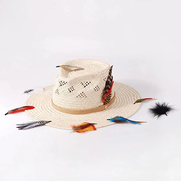 Natural Colored Feathers For Hats-2