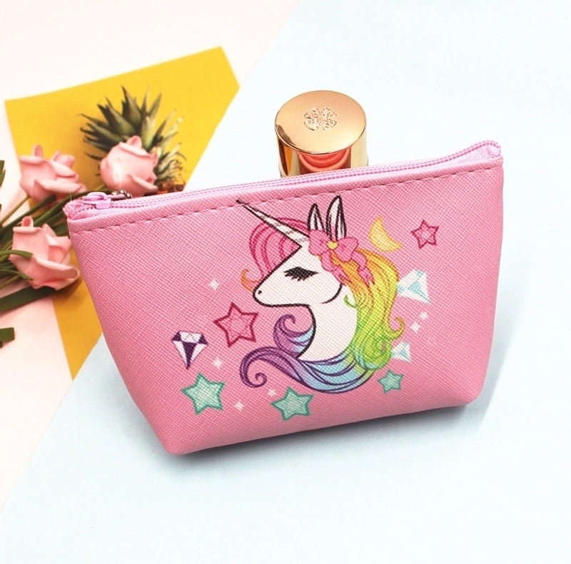 Women’s Pu Leather Zipper Kids Wallets