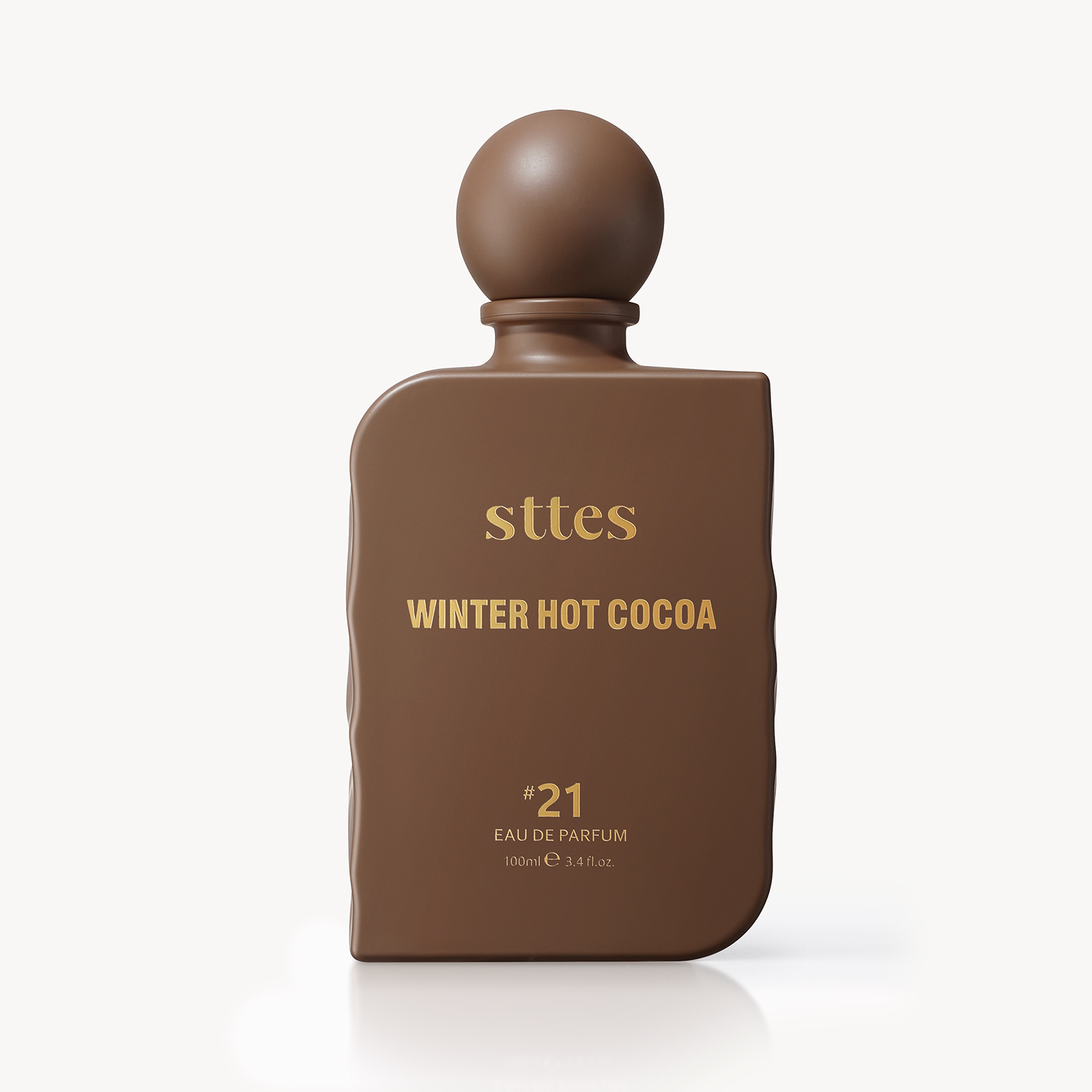Sttes #21 Winter Hot Cocoa Memories Hair Perfume for Women - Gourmand Eau de Parfum with Chocolate, Milk & Vanilla, 100ml / 3.4 fl oz