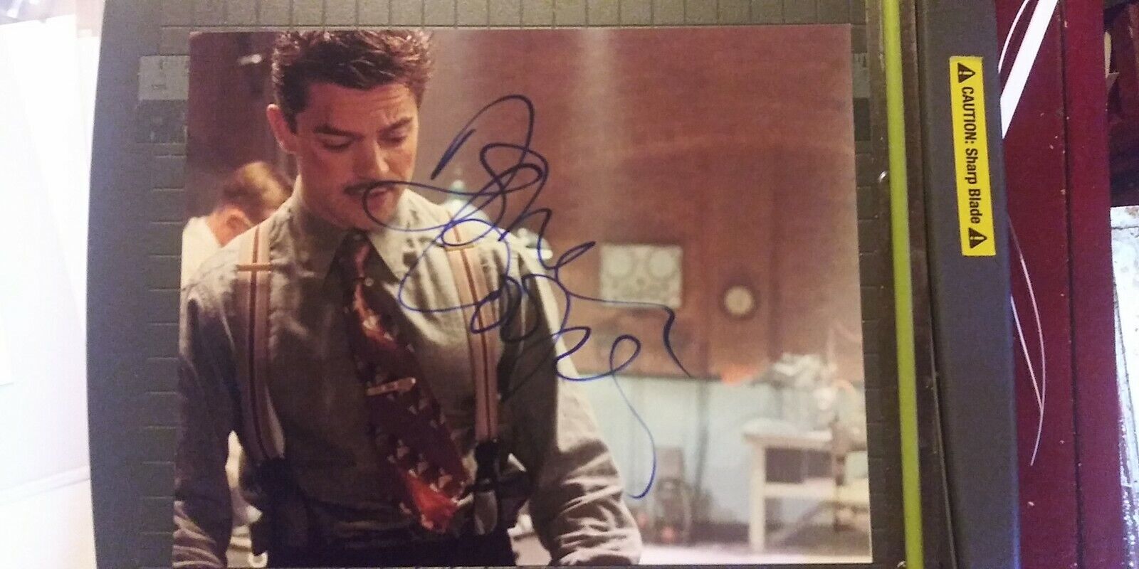 Dominic Cooper signed 8x10