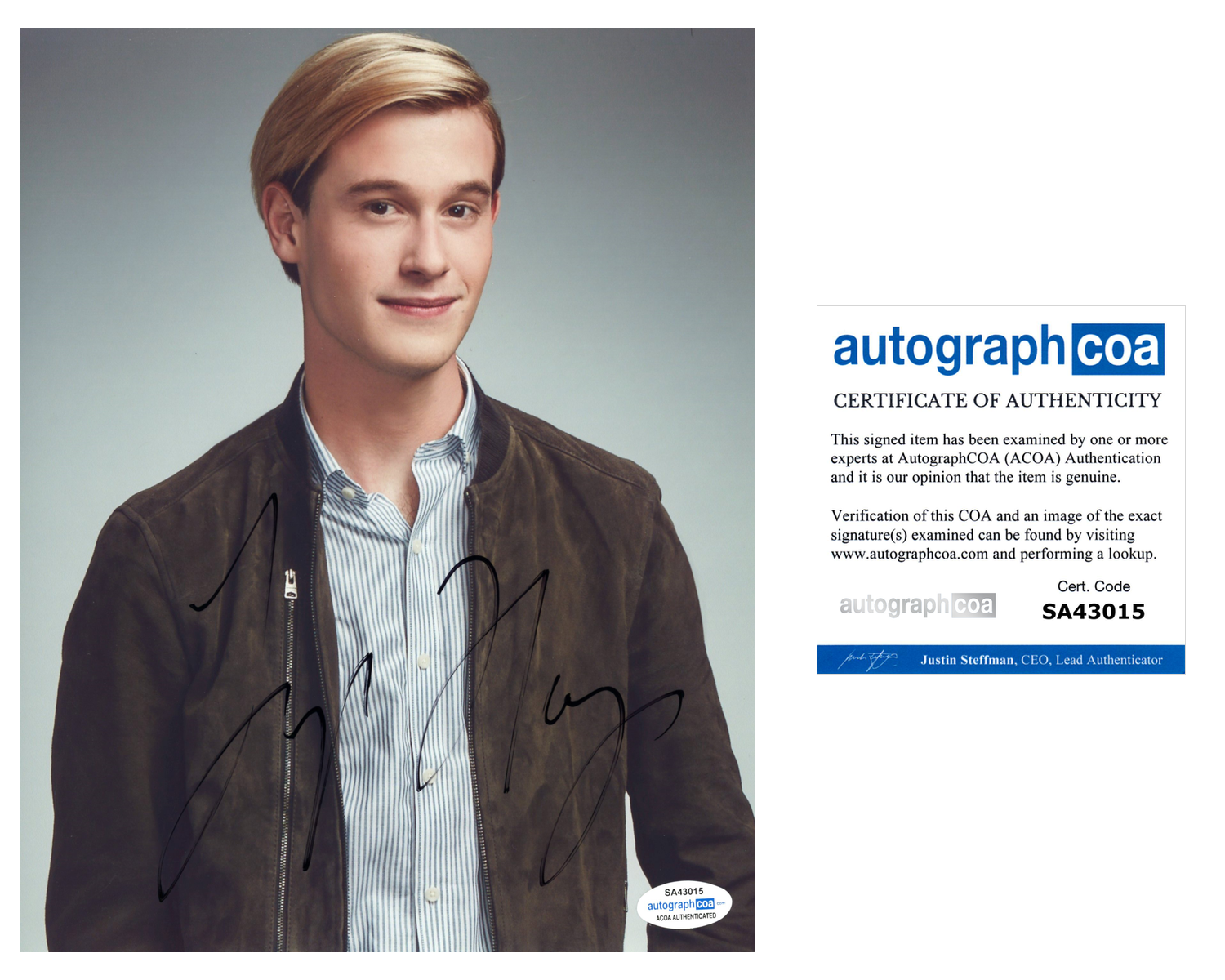 Tyler Henry Signed Autographed 8x10 Photo Poster painting Hollywood Medium ACOA COA