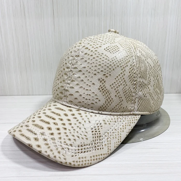 2023Spring Genuine Sheepskin Leather 56-60CM Black Baseball Caps For Man Casual Street Gf Gorras Dad Hat