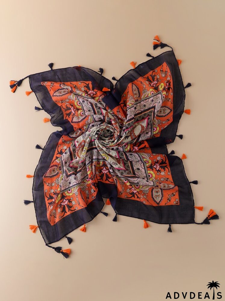 Ditsy Floral Print Bandana