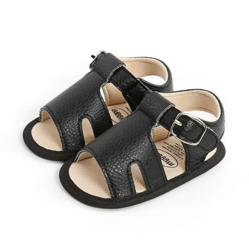New Canvas PU Baby Non-Slip Sandals Child Summer Boys Fashion Sandals Sneakers Infant Shoes 0-18 Month Baby Shoes