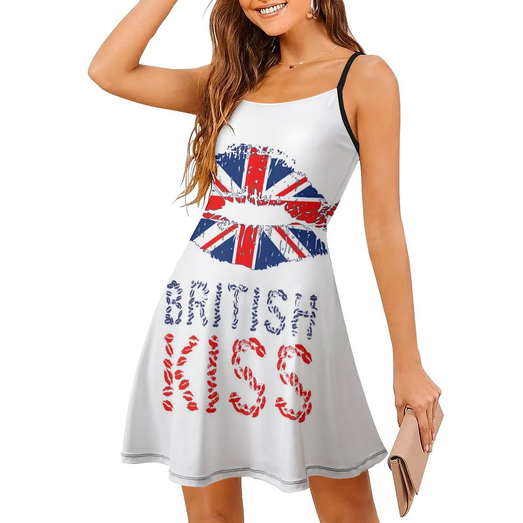 Women's Sling Dress British Flag