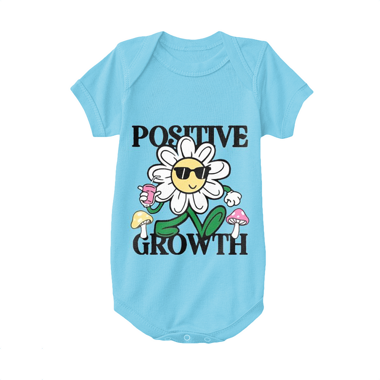 Positive Growth, Flower Baby Onesie