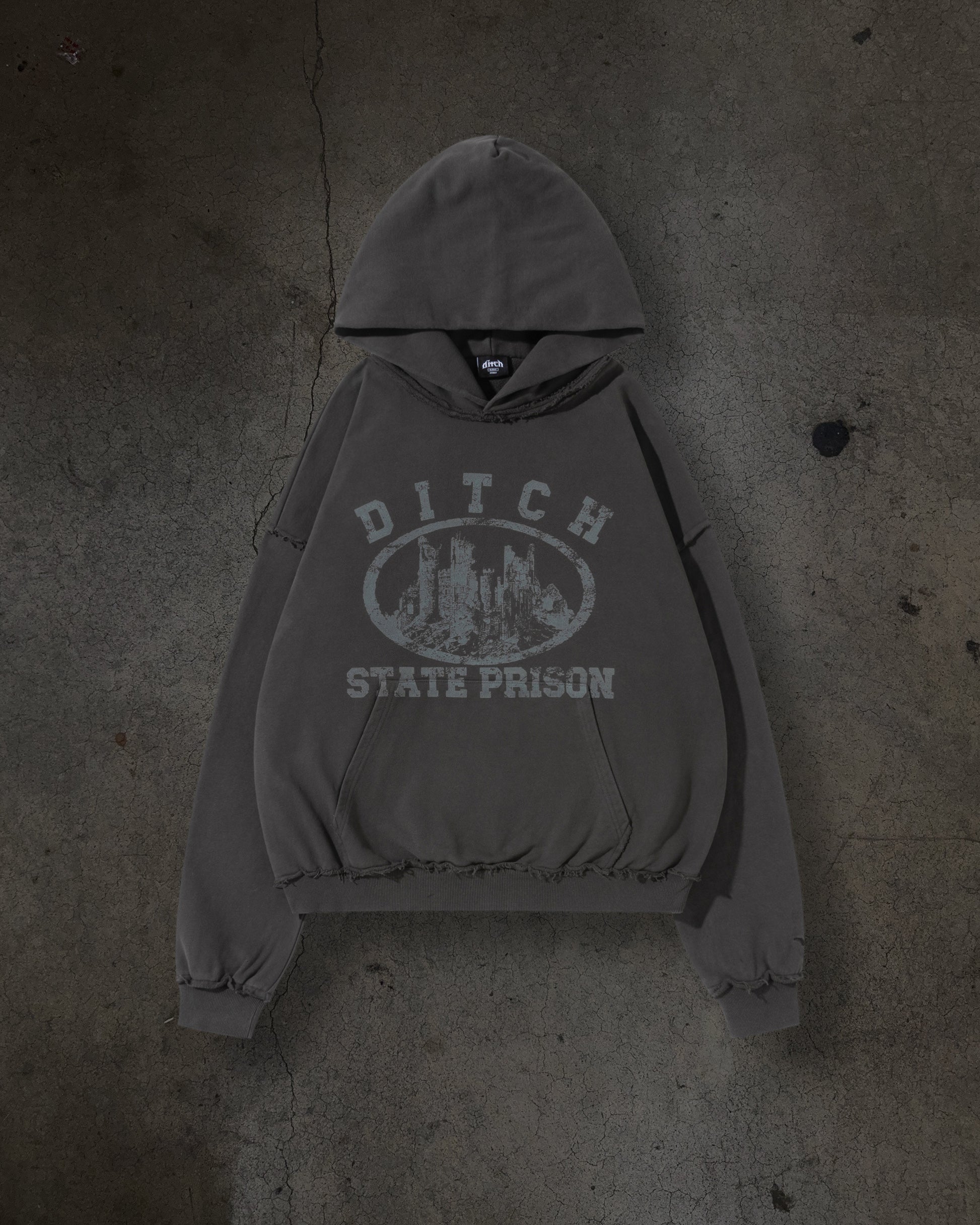 DITCH STATE PRISON PULLOVER (CEMENT)