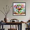 Diamond Painting -DIY Round Drill Flower Chick(40x40cm)