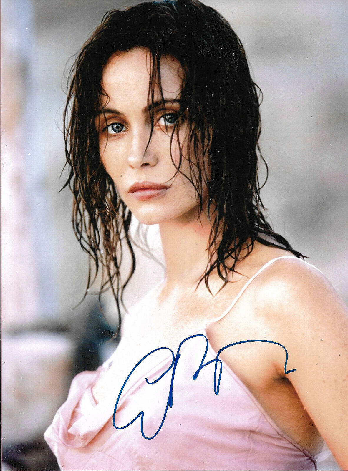 Emmanuelle Beart signed 8x11 inch Photo Poster painting autograph