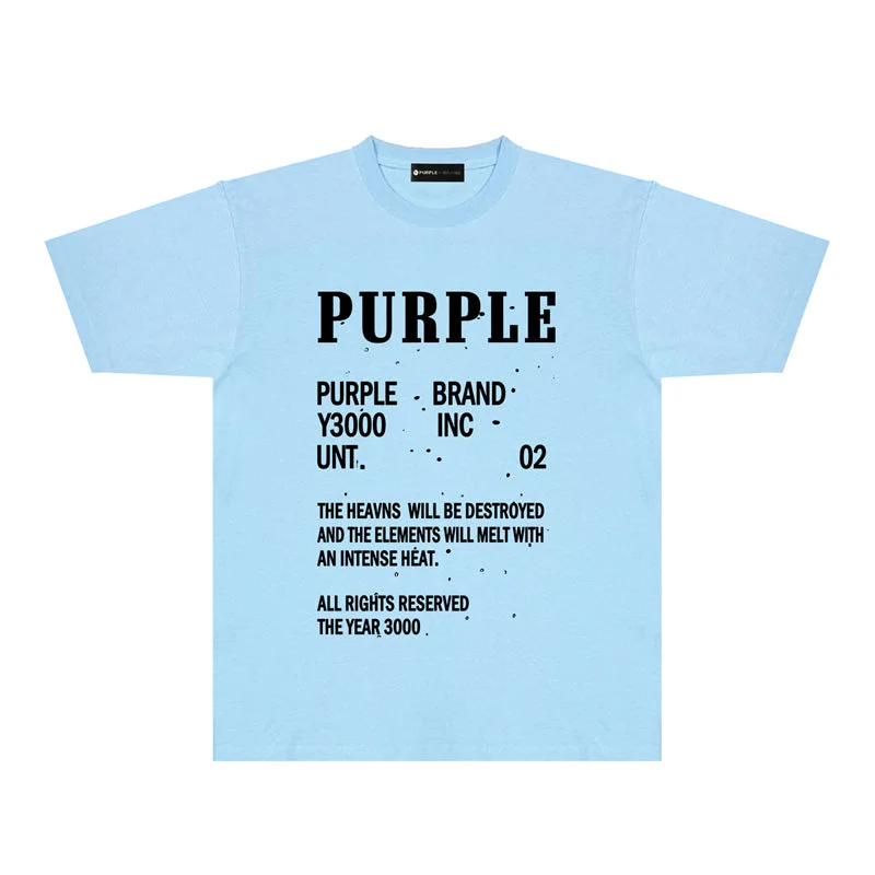 Purple fashion T-shirt