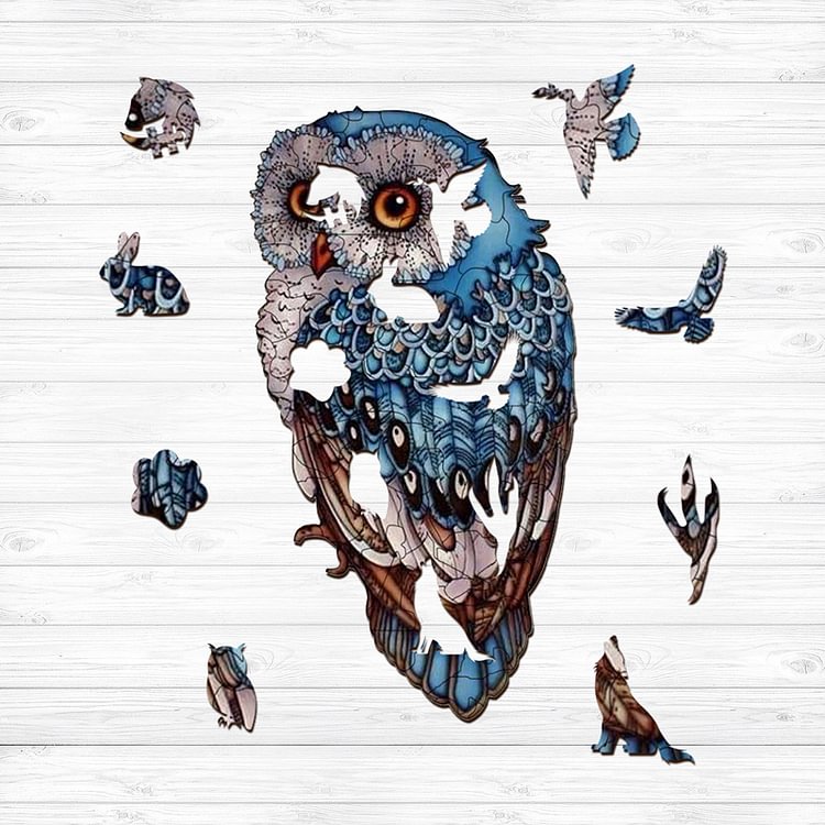 Sunnypuzzle™-Exquisite owl Jigsaw Puzzle