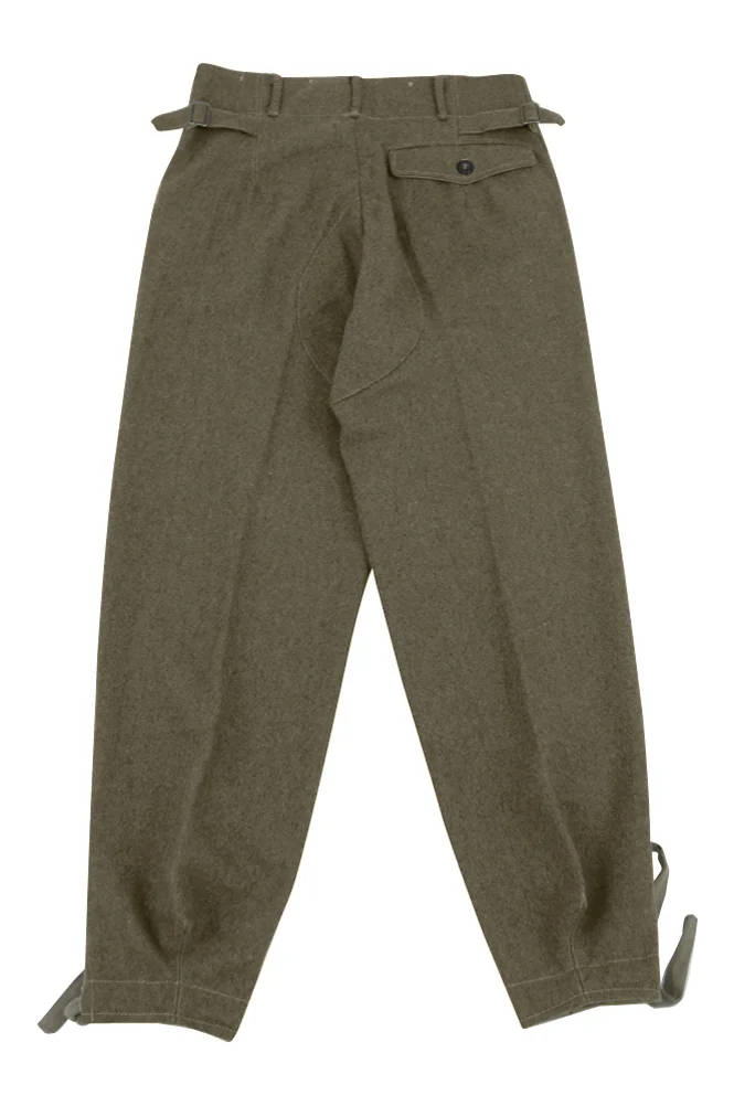   Elite German Assault Gunner Brown Wool Trousers German-Uniform