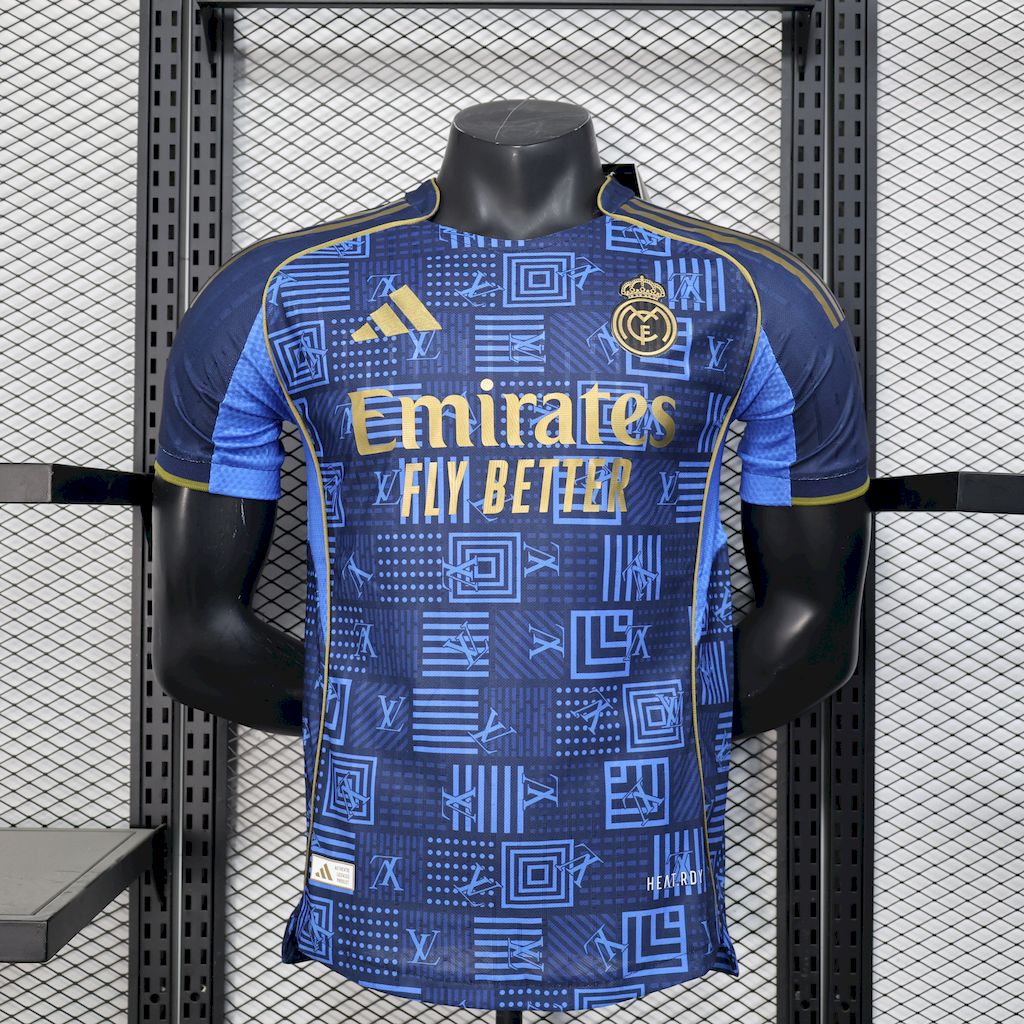 2025/26 Real Madrid Louis Vuitton Joint Edition Jersey Player Version