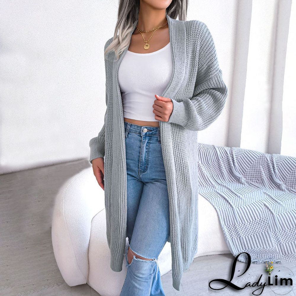 Casual Solid Colour Cardigan
