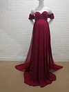Maternity Photo Shoot Full Pregnancy Chiffon Long Tail Dresses