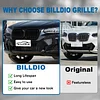 BILLDIO G01 G02 Grill - Black Kidney Grille Compatible With 2022-IN BMW X3 G01 X4 G02 ABS Single Slat Gloss Black Grille