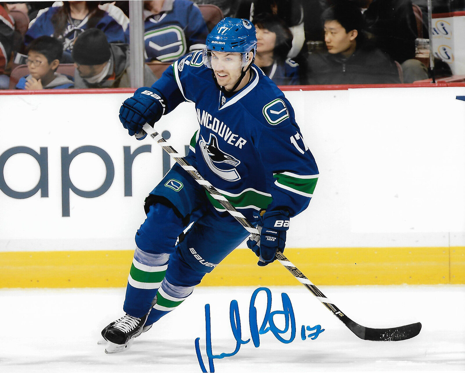 Vancouver Canucks Anton Rodin Signed Autographed 8x10 Photo Poster painting COA B