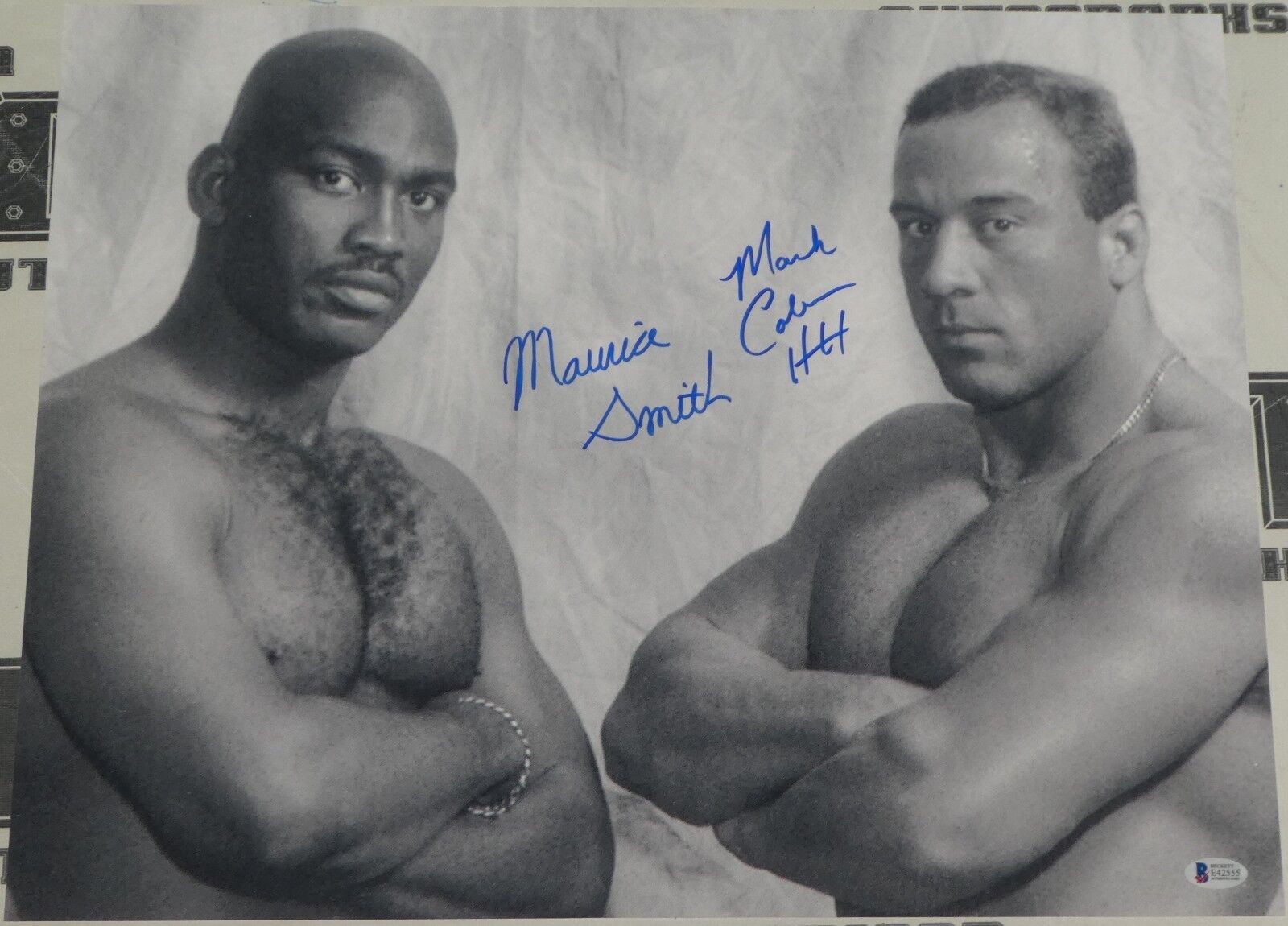 Maurice Smith & Mark Coleman Signed 16x20 Photo Poster painting BAS Beckett COA UFC 14 Autograph