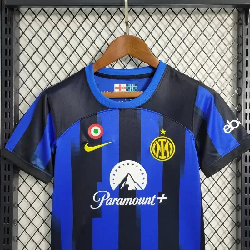 2023/2024 Kids Size Inter Milan Home Football Jersey1:1 Quality Thai