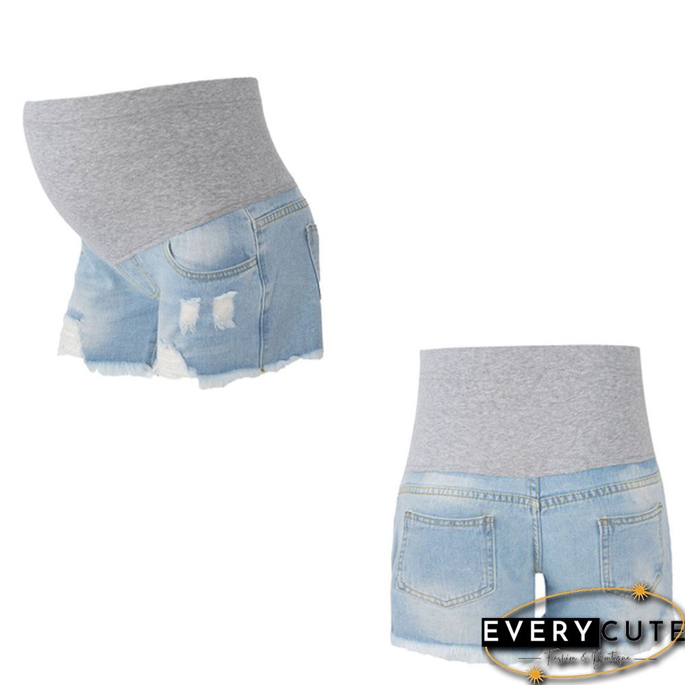 Pregnant women's Denim Shorts Summer Pregnant Casual Short For Women Pregnacy Shorts
