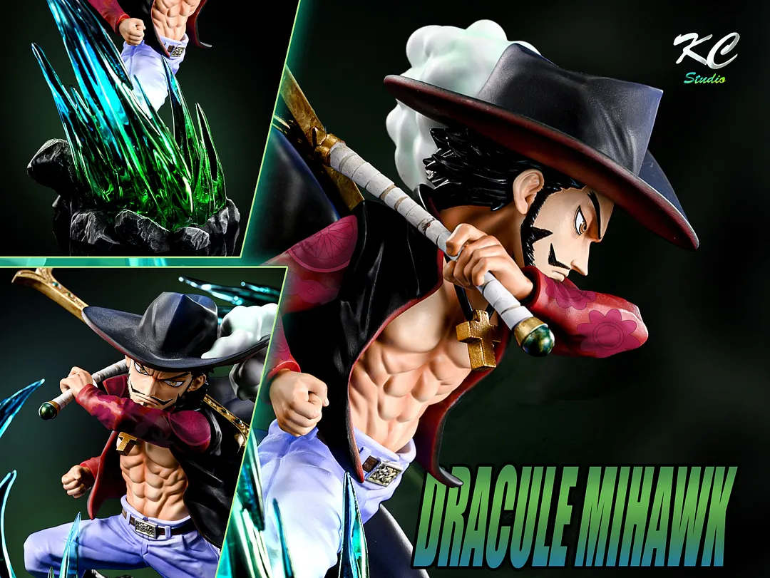 Statue en résine One Piece LX Studio Dracule Mihawk 2.0