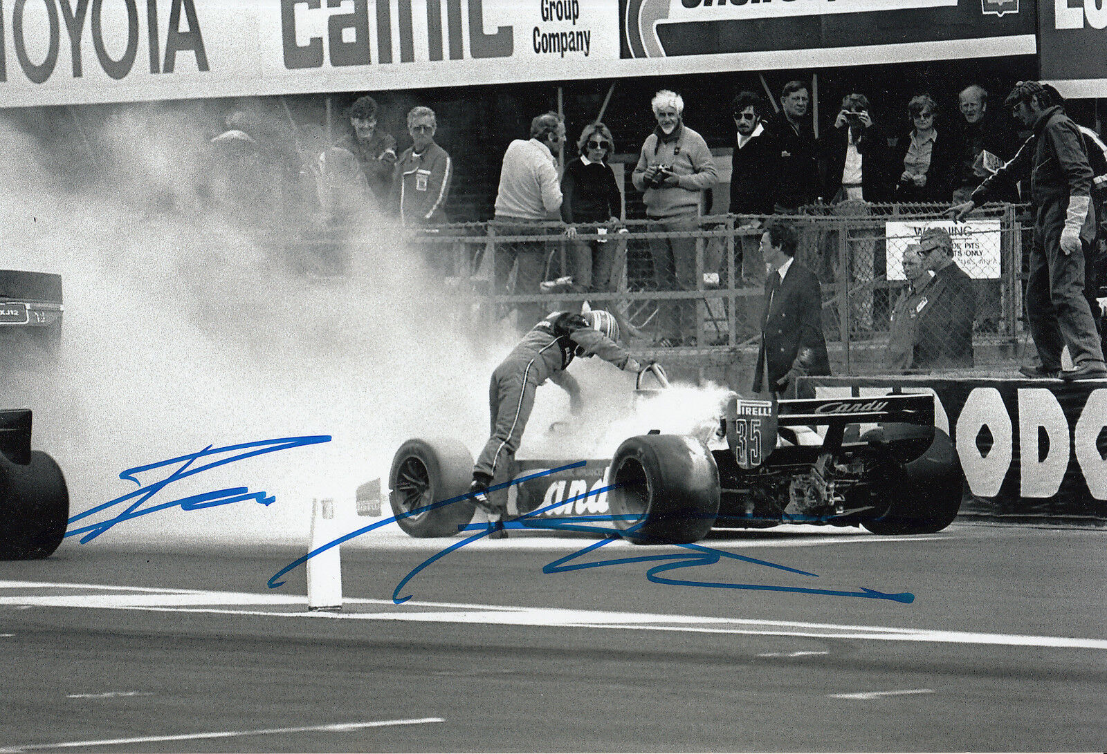 Brian Henton Hand Signed F1 12x8 Photo Poster painting.